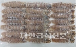 (주)세영수산 '냉동갯가재살' 카드뮴 초과검출